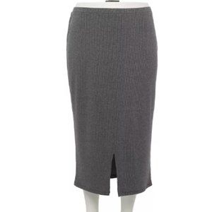 Juniors' SO® Front Slit Midi Skirt 3x